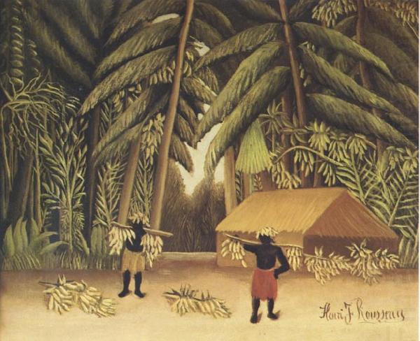 Henri Rousseau The Banana Harvest china oil painting image
